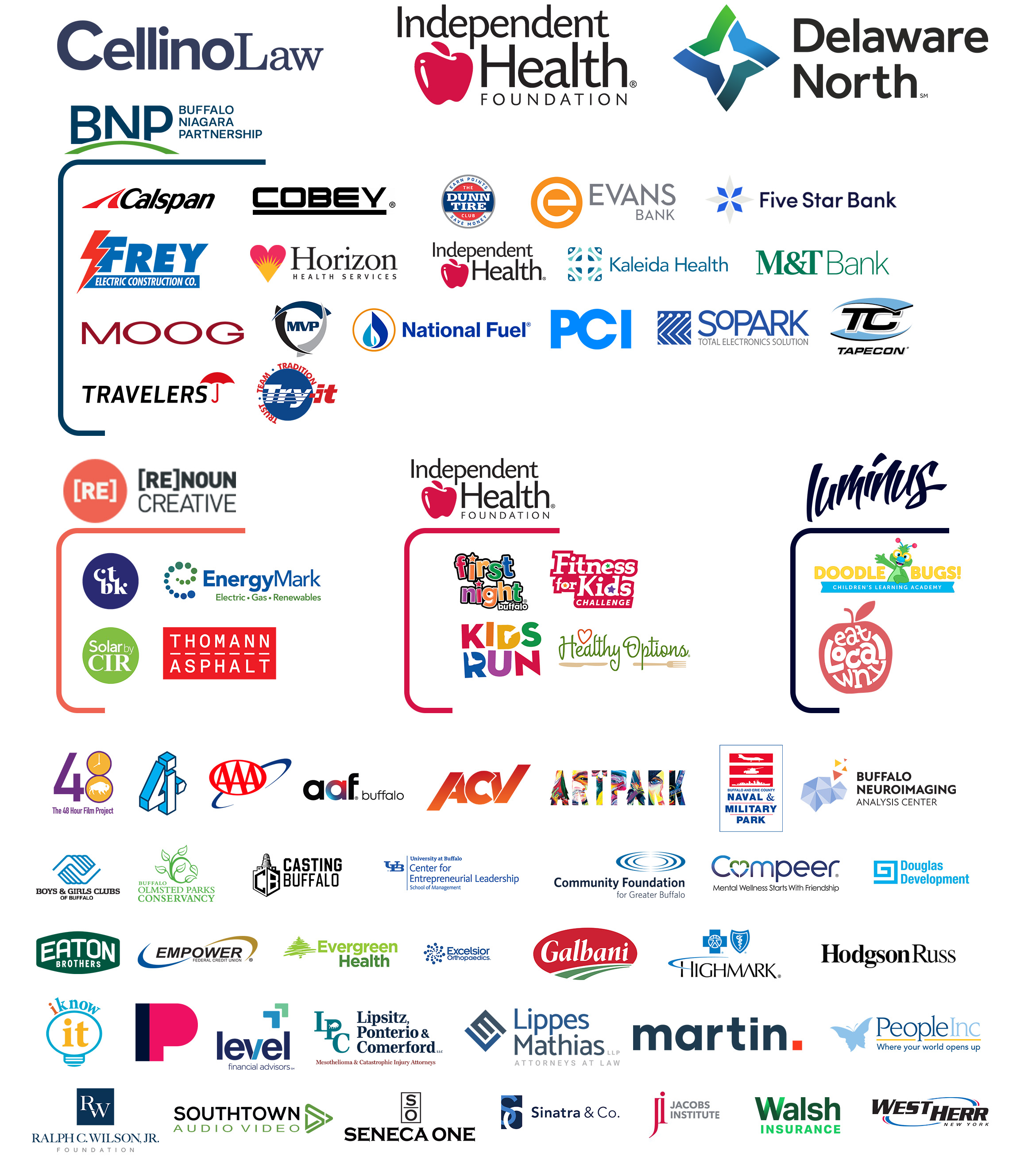 Logos of clients served by Lemur Studios